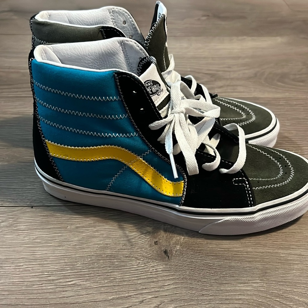 VANS "Off The Wall" 508731 Skate High Sneakers Shoes Men's Sz 7 w 8.5